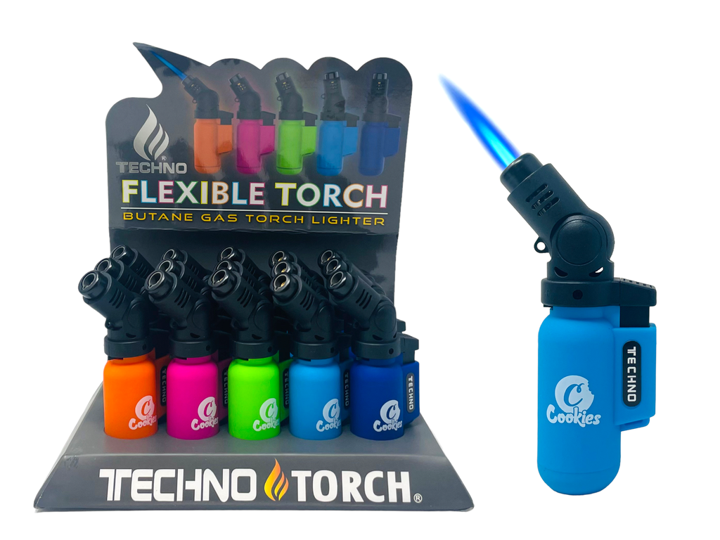 TECHNO TORCH #00169-CO CANDY FLEXIBLE TORCH LIGHTER BOX OF 15