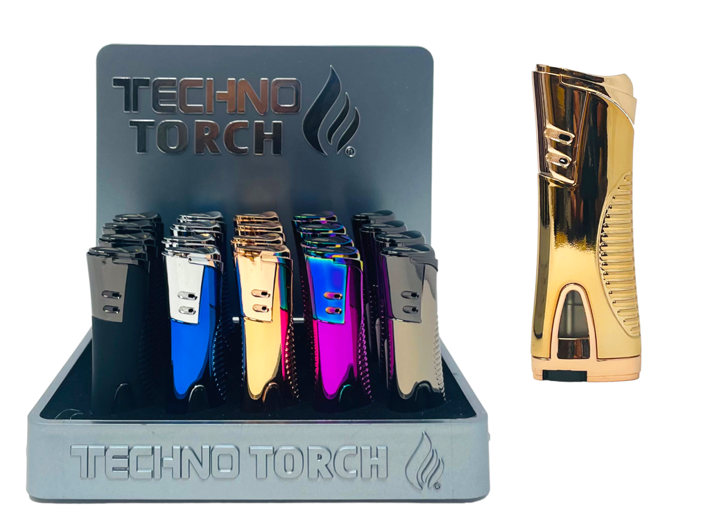TECHNO TORCH #31008 SLIDE TORCH LIGHTERS BOX OF 20