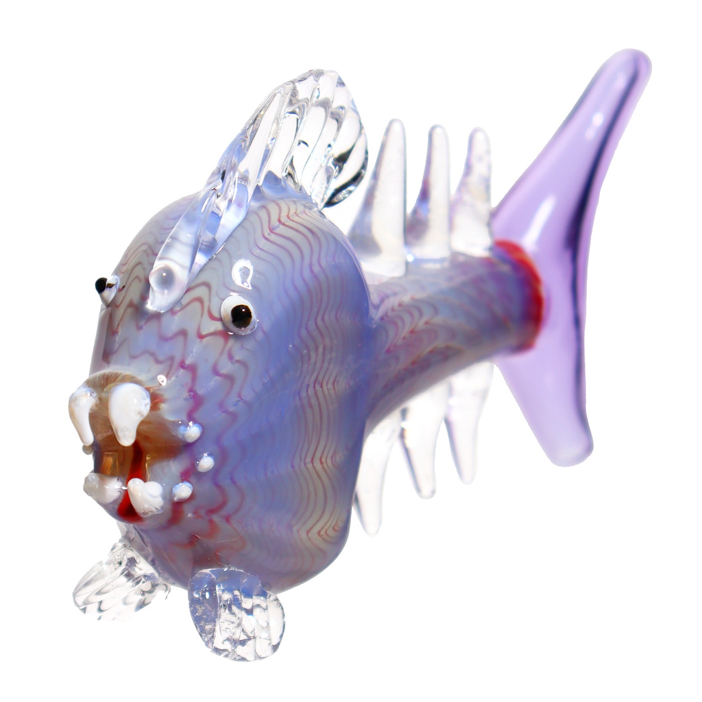 4" FISH FROM DEEPEST OCEAN HAND PIPE SPOON ASSORTED COLORS
