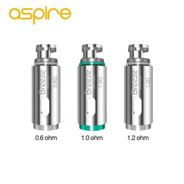 ASPIRE BREEZE REPLACEMENT ATOMIZER 5CT