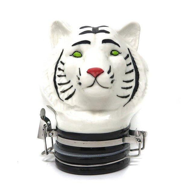 CONTAINED ART PORCELAIN JAR TIGER 250ML