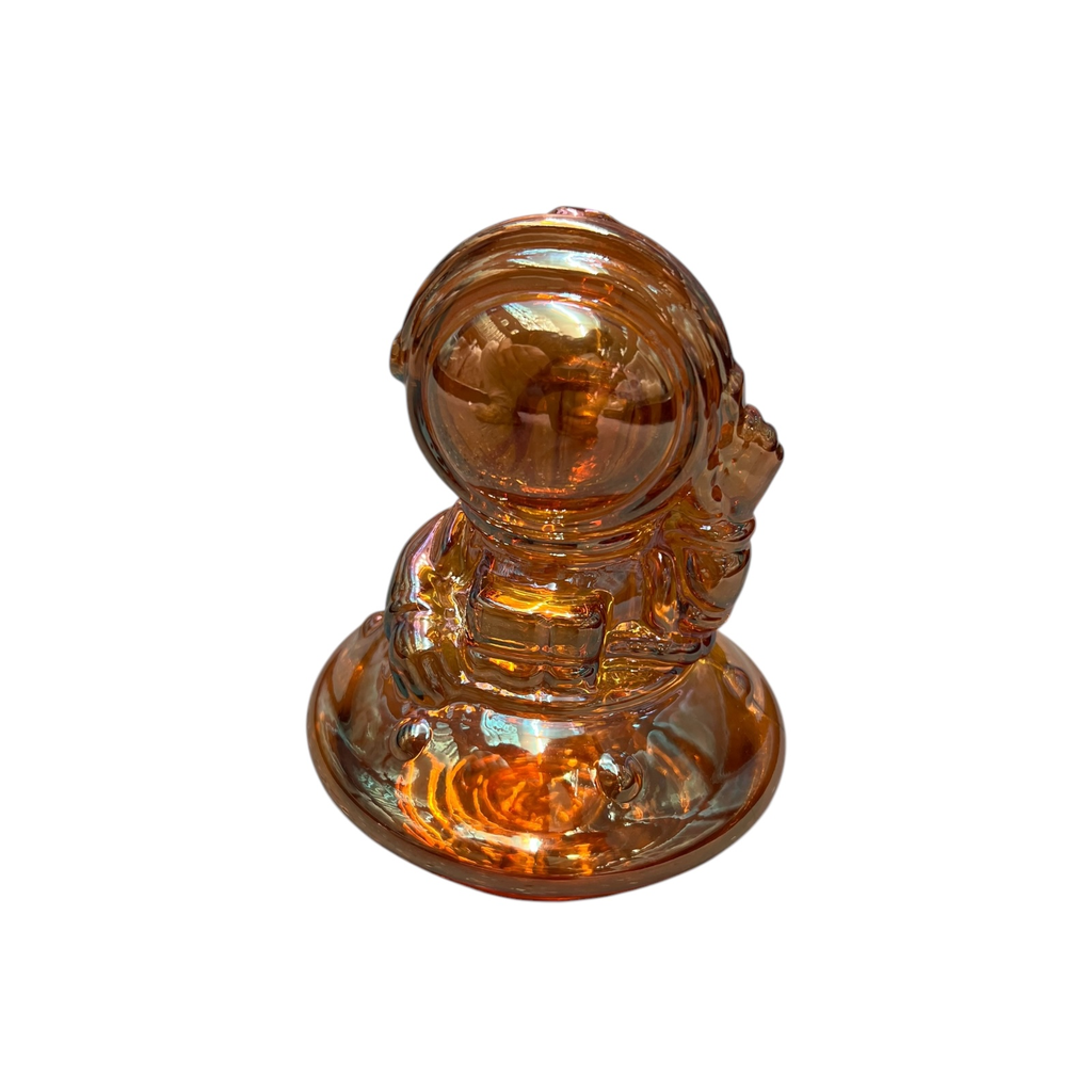 COSMIC DRIP ASTRONAUT GLASS WATER PIPE #WCG40-0503 ASSORTED COLORS