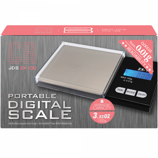 CR JDS ZX-100 PORTABLE DIGITAL SCALE 100G X 0.01G