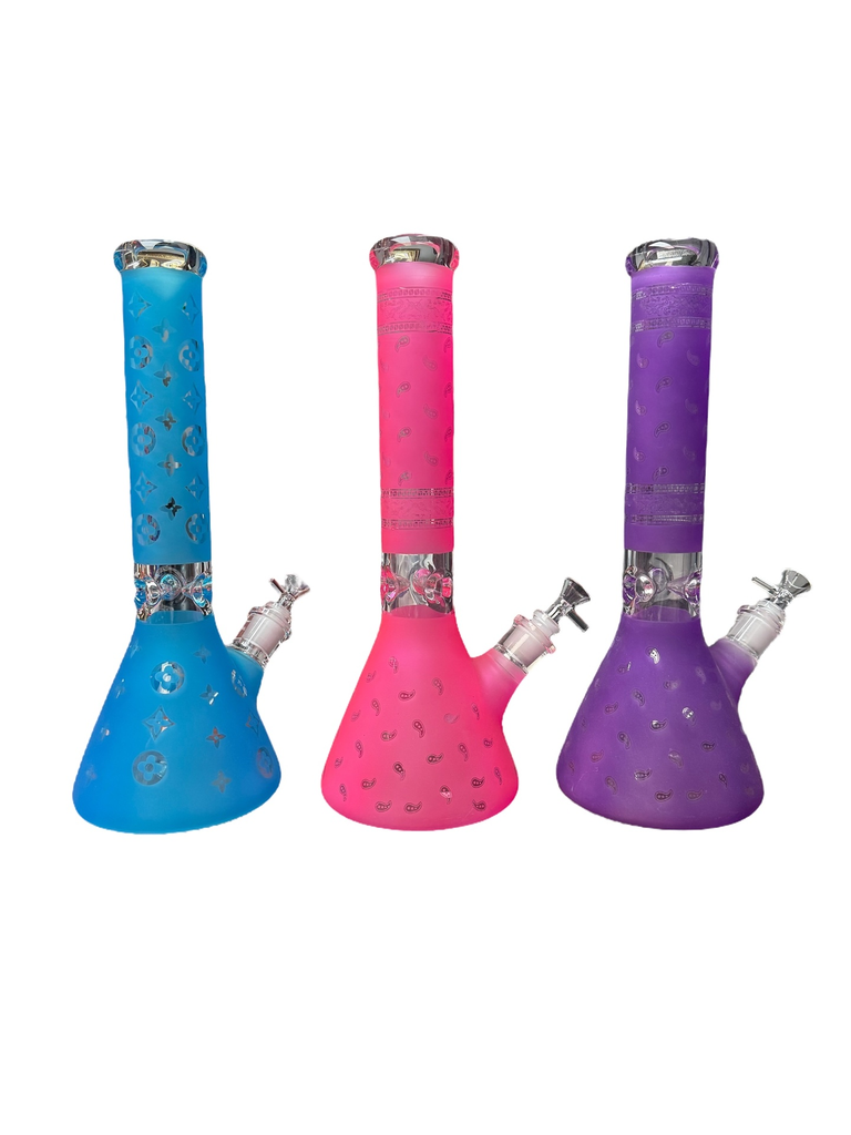 DESIGNER HITTER 7MM WATER PIPE ASSORTED COLORS 16” #7398847