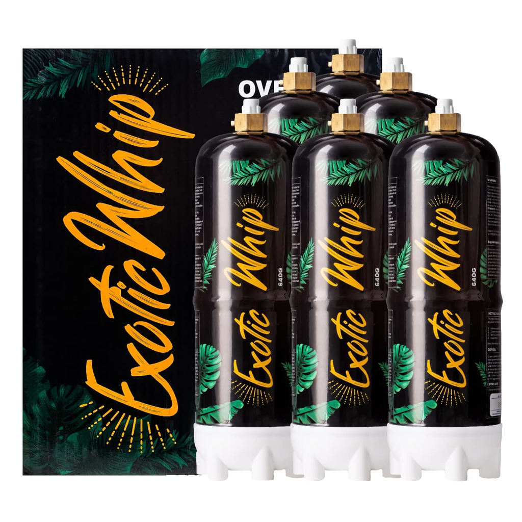 EXOTIC WHIP NITROUS OXIDE CREAM CHARGER 670G BOX OF 6