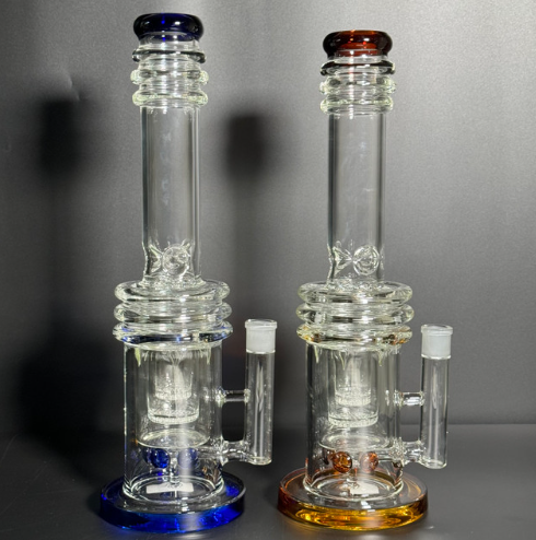 GLASS WATER PIPE 16.5" #DYW-66 ASSORTED COLORS
