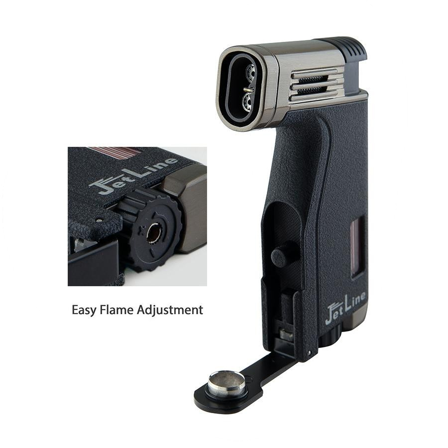 JETLINE C-45 DUAL FLAME POCKET TORCH LIGHTERS BOX OF 12