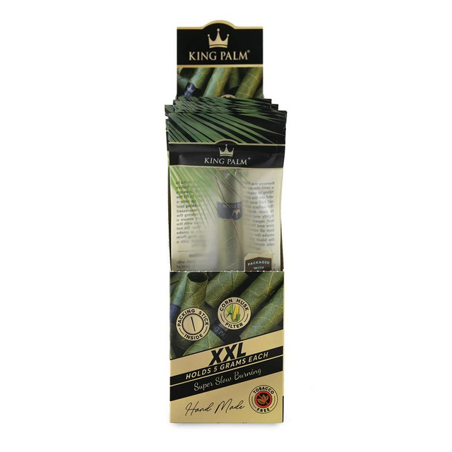 KING PALM XXL 5G PRE-ROLLED LEAF TUBES BOX OF 10