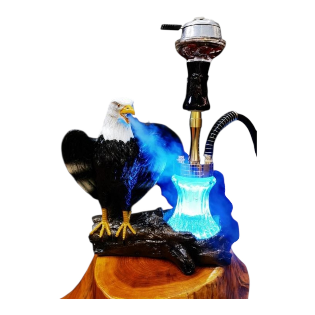 LUXX 4740 FALCON ALUMINUM RESIN HOOKAH