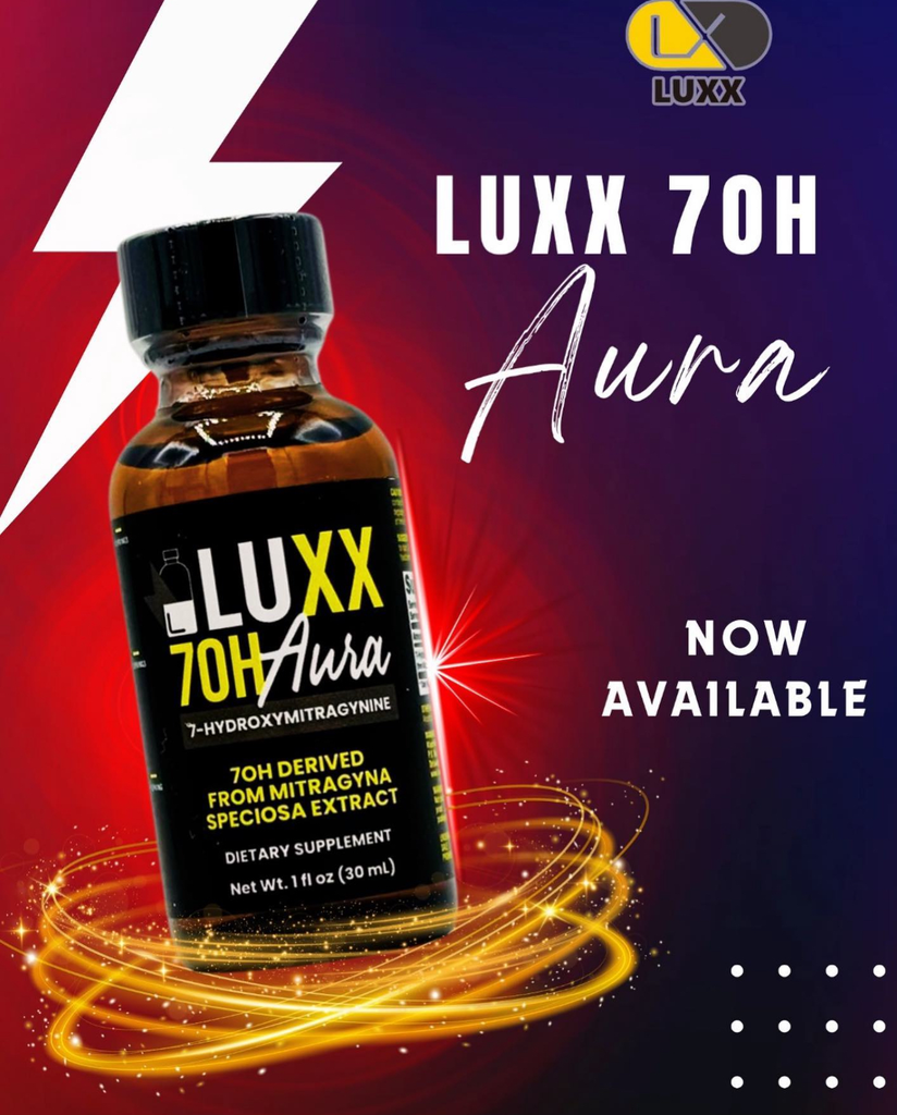 LUXX 7OH AURA 7-HYDROXY KRATOM SHOTS BOX OF 12