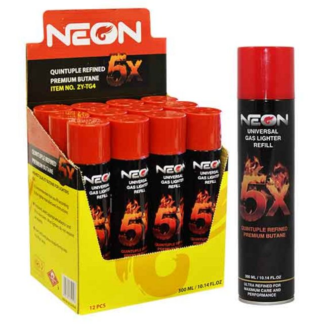 NEON 5X PREMIUM BUTANE 300ML BOX OF 12