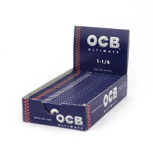 OCB ULTIMATE 1 1/4 ROLLING PAPERS 50CT BOX OF 25