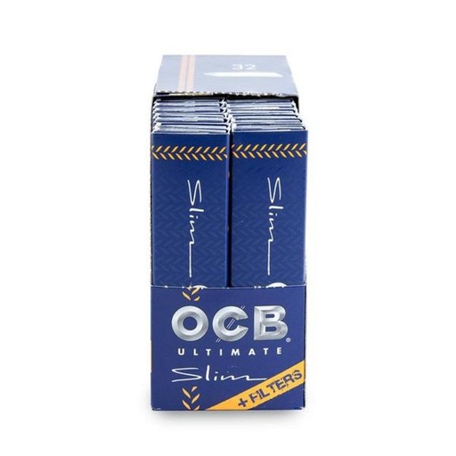 [Temp-HAM-003568] OCB ULTIMATE SLIM PAPERS + FILTERS 32CT BOX OF 50