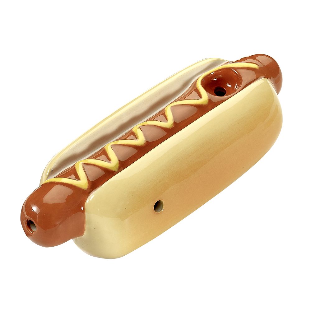 FASHIONCRAFT CERAMIC HOT DOG PIPE #82540