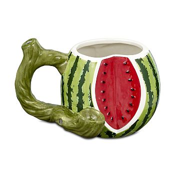 FASHIONCRAFT CERAMIC WATERMELON MUG #88168