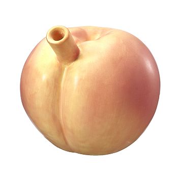 FASHIONCRAFT CERAMIC PEACH PIPE #82526