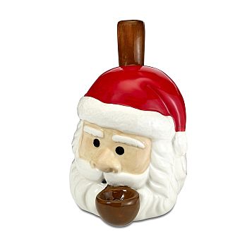 FASHIONCRAFT CERAMIC SANTA PIPE #88165