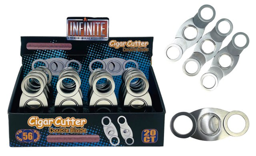 [INFI-14765] INFINITE METAL CIGAR CUTTER BOX OF 20 #XJD-14