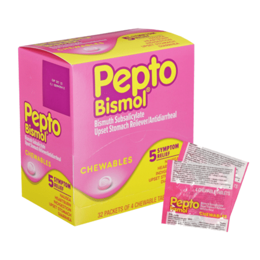 [Temp-HAM-003798] PEPTO BISMOL UPSET STOMACH RELIEVER 4CT BOX OF 32