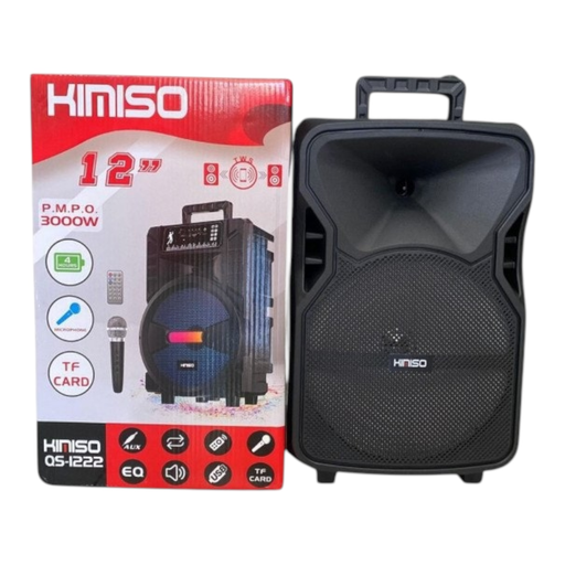 [Temp-HAM-003936] PORTABLE RGB LED BLUETOOTH SPEAKER QS-1222