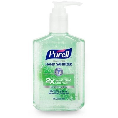 [Temp-HAM-004006] PURELL ADVANCED HAND SANITIZER SOOTHING GEL 8OZ