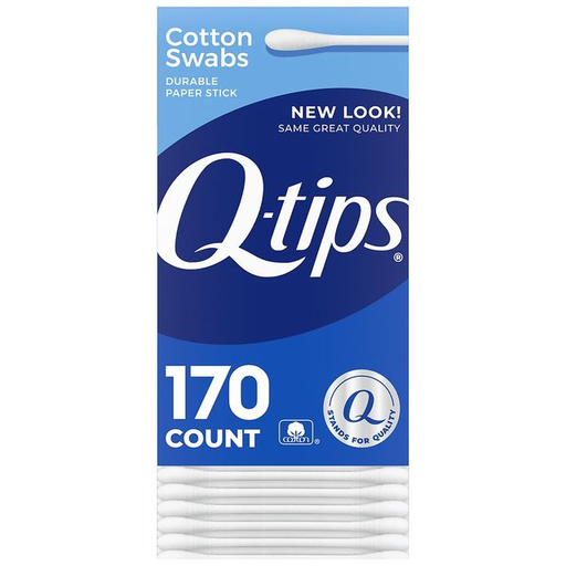 [Temp-HAM-004011] Q-TIPS PAPER STICK COTTON SWABS 170CT BOX OF 6