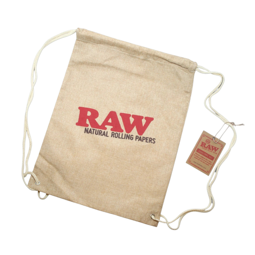 [Temp-HAM-004063] RAW DRAWSTRING TAN BAG
