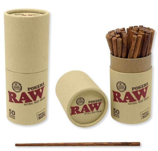[Temp-HAM-004096] RAW POKERS WOOD SMALL BOX OF 50