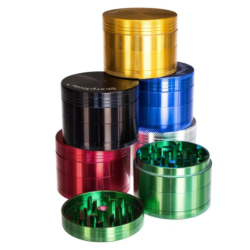 [Temp-HAM-004332] SHARPSTONE ALUMINUM 4 PARTS GRINDER ASSORTED COLORS AND SIZES
