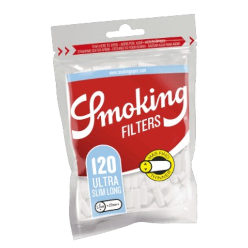 [Temp-HAM-004392] SMOKING ULTRA SLIM LONG FILTERS 5.7MM X 22MM 120CT BOX OF 30