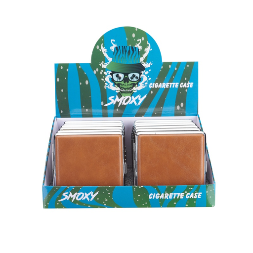 [Temp-HAM-004461] SMOXY LEATHER CIGARETTE CASE #SM301D BOX OF 12