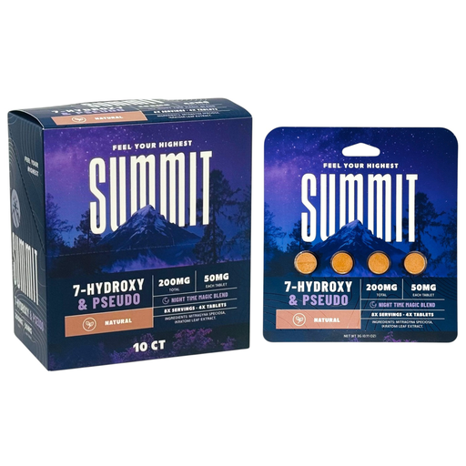 [Temp-HAM-004592] SUMMIT 50MG 7-HYDROXY & PSEUDO KRATOM BLISTER CAPSULES 4CT