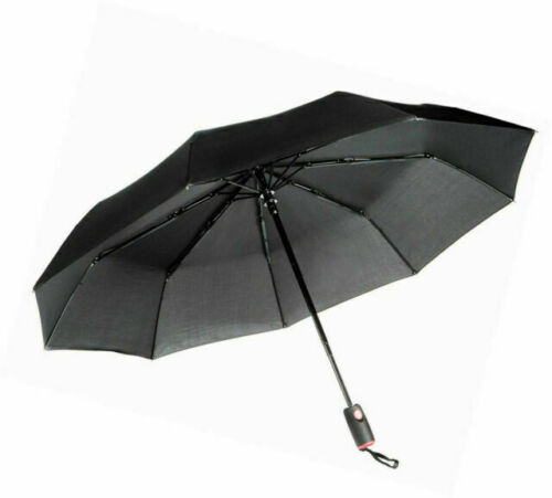 [Temp-HAM-004767] TURTLE NOSE 3 SECTION MINI FOLDING BLACK UMBRELLA