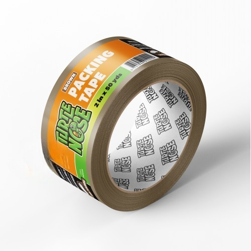 [Temp-HAM-004769] TURTLE NOSE BROWN PACKING TAPE 2" X 110YDS BOX OF 6