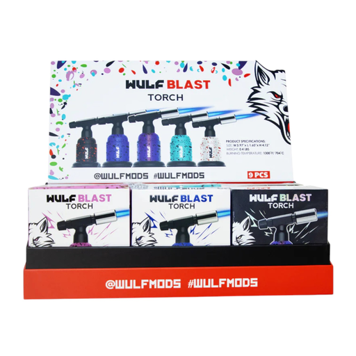 [Temp-HAM-005259] WULF BLAST BUTANE TORCH LIGHTER BOX OF 9