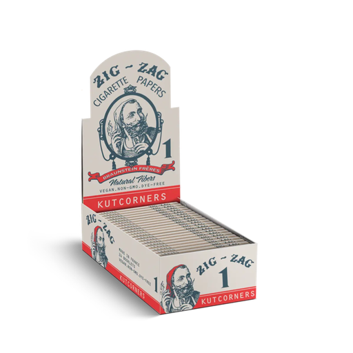 [Temp-HAM-005493] ZIG ZAG VINTAGE KUTCORNERS CIGARETTE PAPERS BOX OF 24