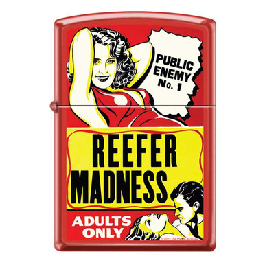 [Temp-HAM-005566] ZIPPO LIGHTER REEFER MADNESS DESIGN