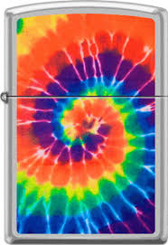 [Temp-HAM-005581] ZIPPO LIGHTER TIE DYE SWIRL DESIGN
