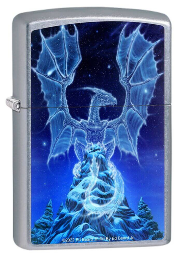 [Temp-HAM-005584] ZIPPO LIGHTER WINTER SPIRIT DRAGON DESIGN