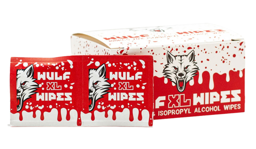 [WULF-27390] WULF XL ALCOHOL CLEANING WIPES BOX OF 100