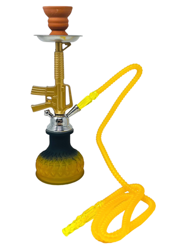 [ZEBR-19209] ZEBRA M16 1 HOSE HOOKAH ASSORTED COLORS
