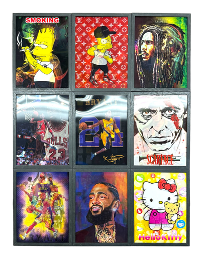 [220036110607] 3D WALL POSTERS ASSORTED DESIGNS