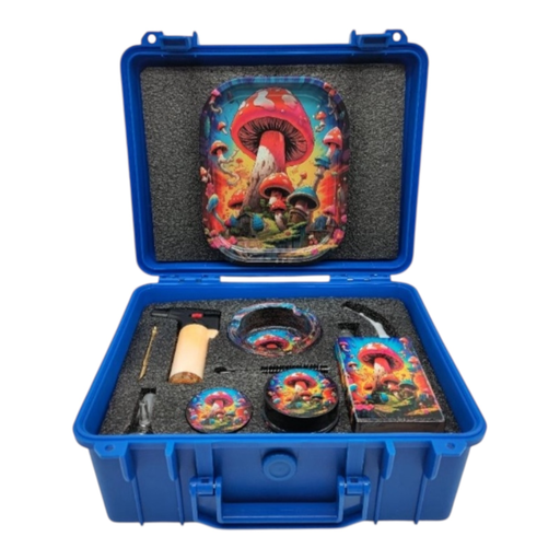 BRIEFCASE DELUXE SMOKING KIT SET 10PC