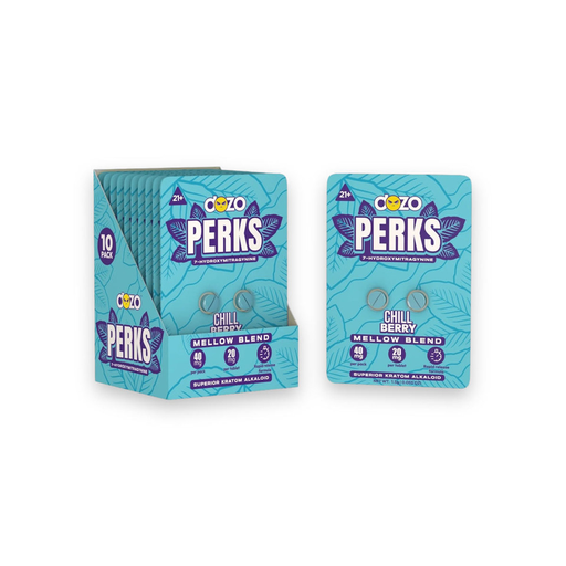 DOZO PERKS 40MG 7-HYDROXY KRATOM BLISTER CAPSULES 2CT