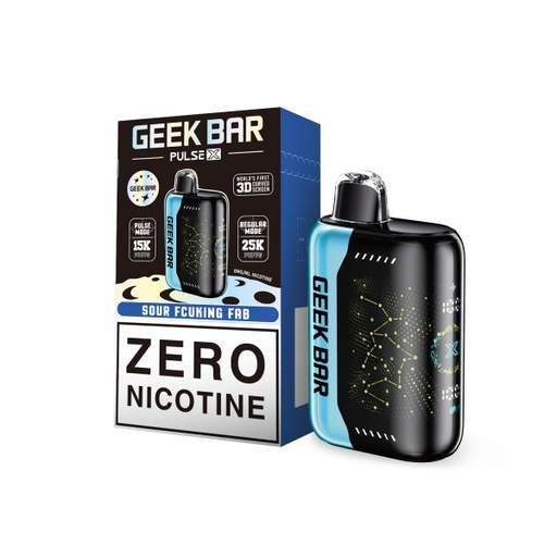 GEEK BAR PULSE X ZERO NICOTINE DISPOSABLE 25000 PUFFS BOX OF 5