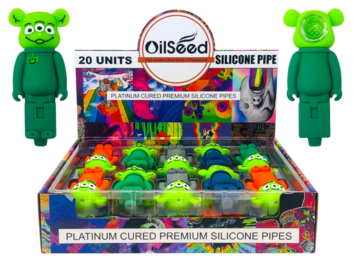 OILSEED PLATINUM CURED PREMIUM SILICONE PIPES BOX OF 20