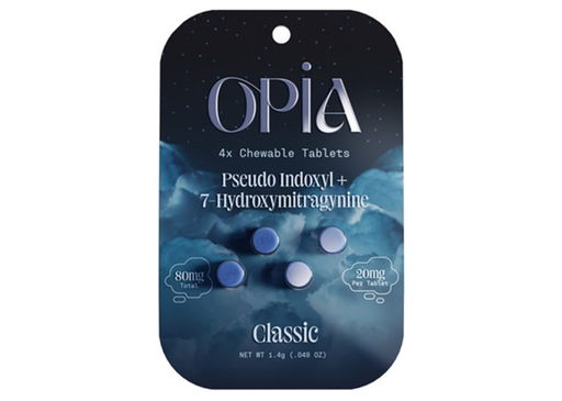 OPIA 20MG PSEUDO + 7-HYDROXY CHEWABLE TABLETS 4CT