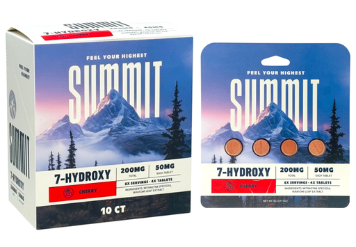 SUMMIT 50MG 7-HYDROXY KRATOM BLISTER CAPSULES 4CT