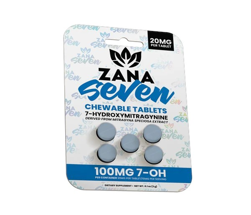 ZANA SAVEN 20MG 7-HYDROXY KRATOM BLISTER CAPSULES 5CT