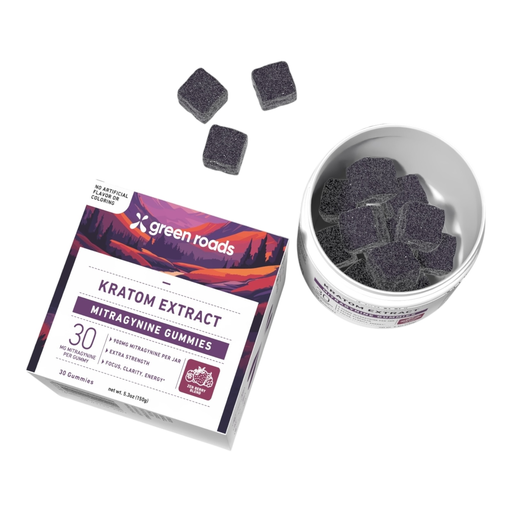 GREEN ROADS KRATOM EXTRACT 900MG MITRAGYNINE GUMMIES 30CT JAR